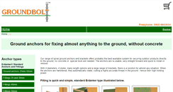 Desktop Screenshot of groundbolt.co.uk